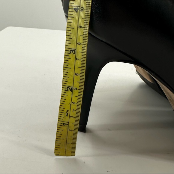 *Cole Haan Leather Booties Black Stiletto Heel Womens 8 with Dustbag - Picture 10 of 14